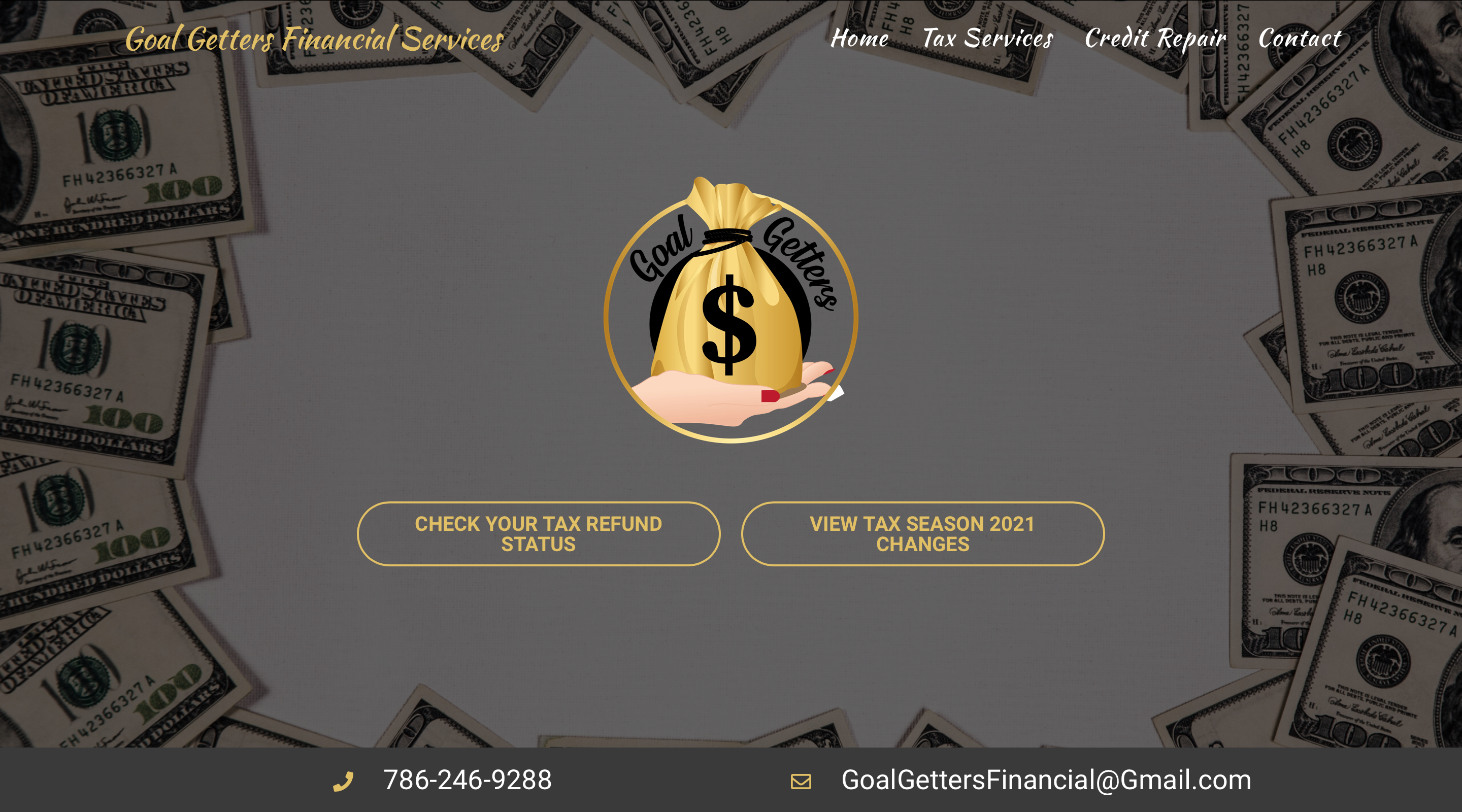 Goal Getters Financial Services Website